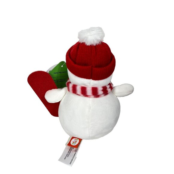 Gigglescape 7.5" Snowman With Snowboard Christmas Plush Toy - Picture 8 of 12